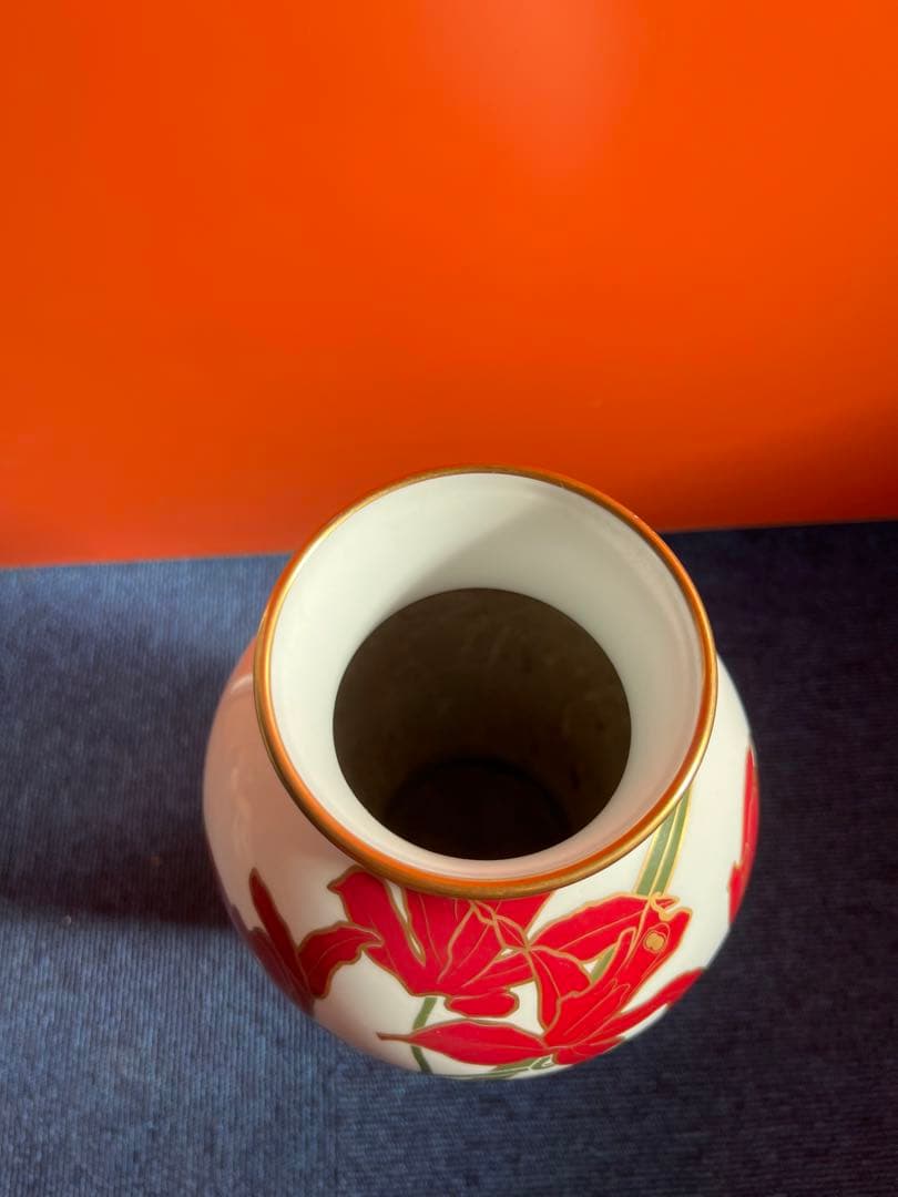 1260  大倉陶園　花瓶