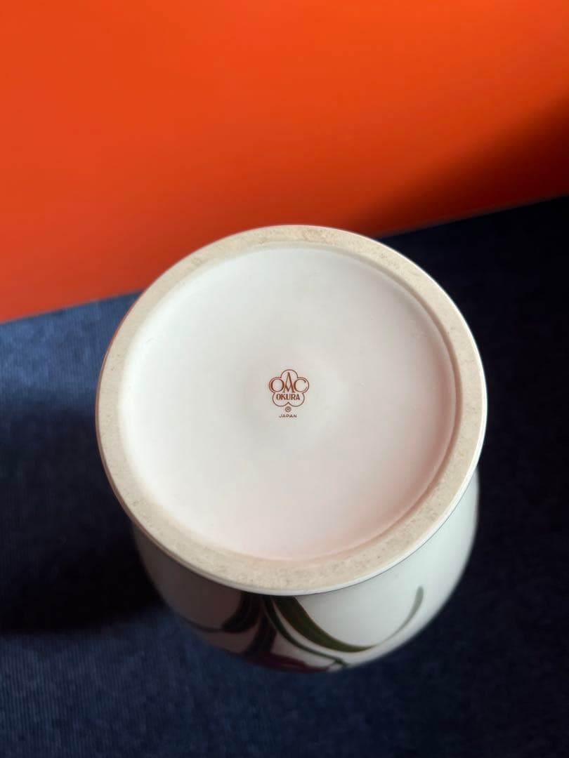 1260  大倉陶園　花瓶