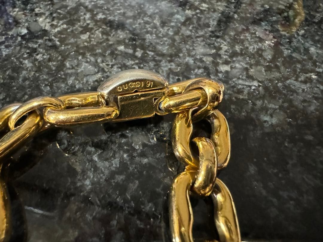 【希少】GUCCI ゴールド ブレスレット