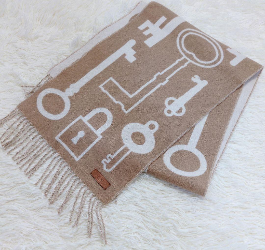 l*l様 HERMES エルメス マフラーカシミヤマフラー カザック・キーコレク