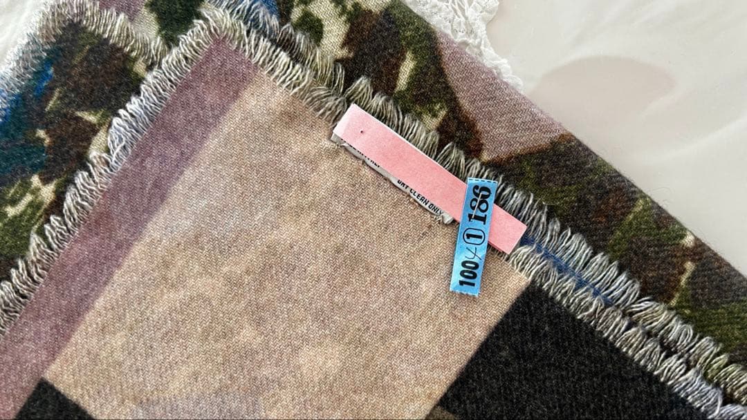 ピエールルイマシア　cashmere50%大判イタリア製