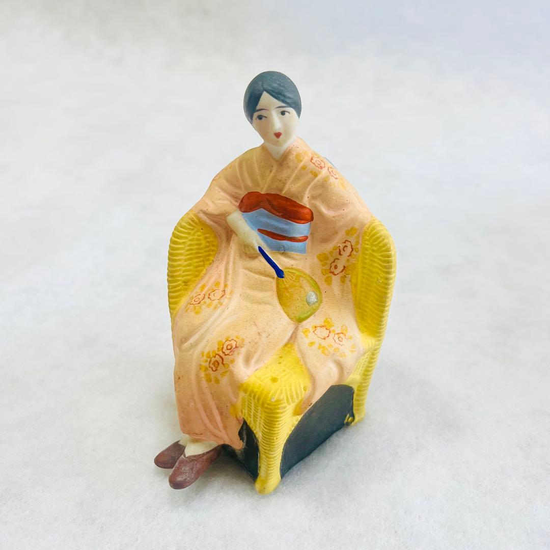 昭和初期 土人形 8体セット 郷土玩具 女性像 全長約15〜20cm 美品