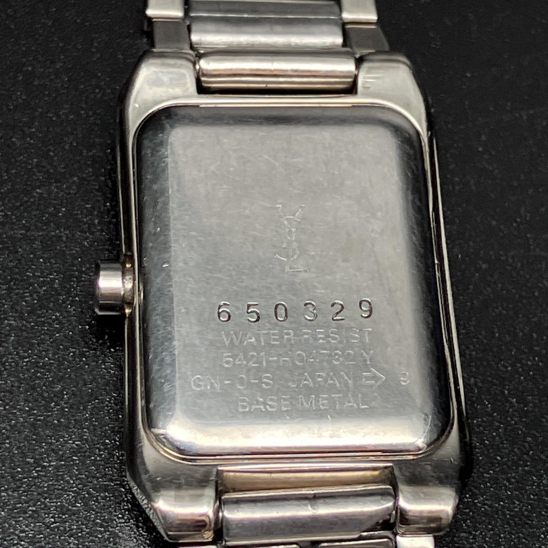 【新品電池/稼働】イヴサンローラン  レクタンギュラー 腕時計 レディース