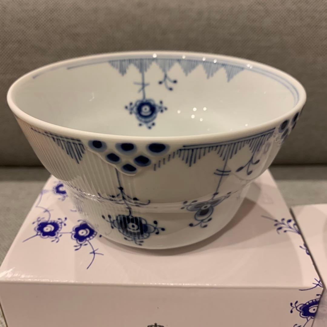 ロイヤルコペンハーゲン ブルーエレメンツ ボウル 鉢 深皿 直径約14cm