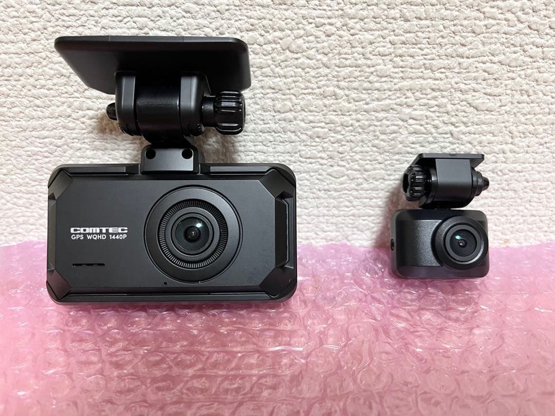 コムテック ドライブレコーダー ZDR065 直接配線コード付き