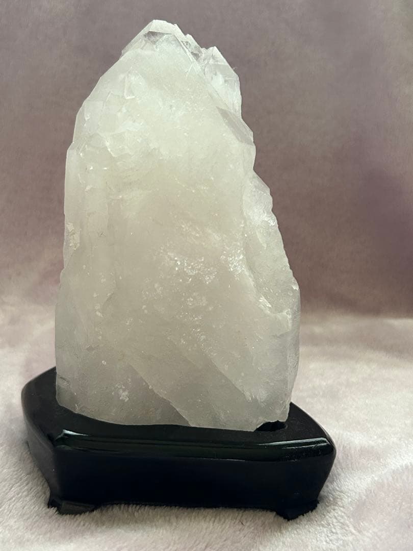 【天然石】 ブラジル産 水晶 クラスター ポイント水晶 台座付き