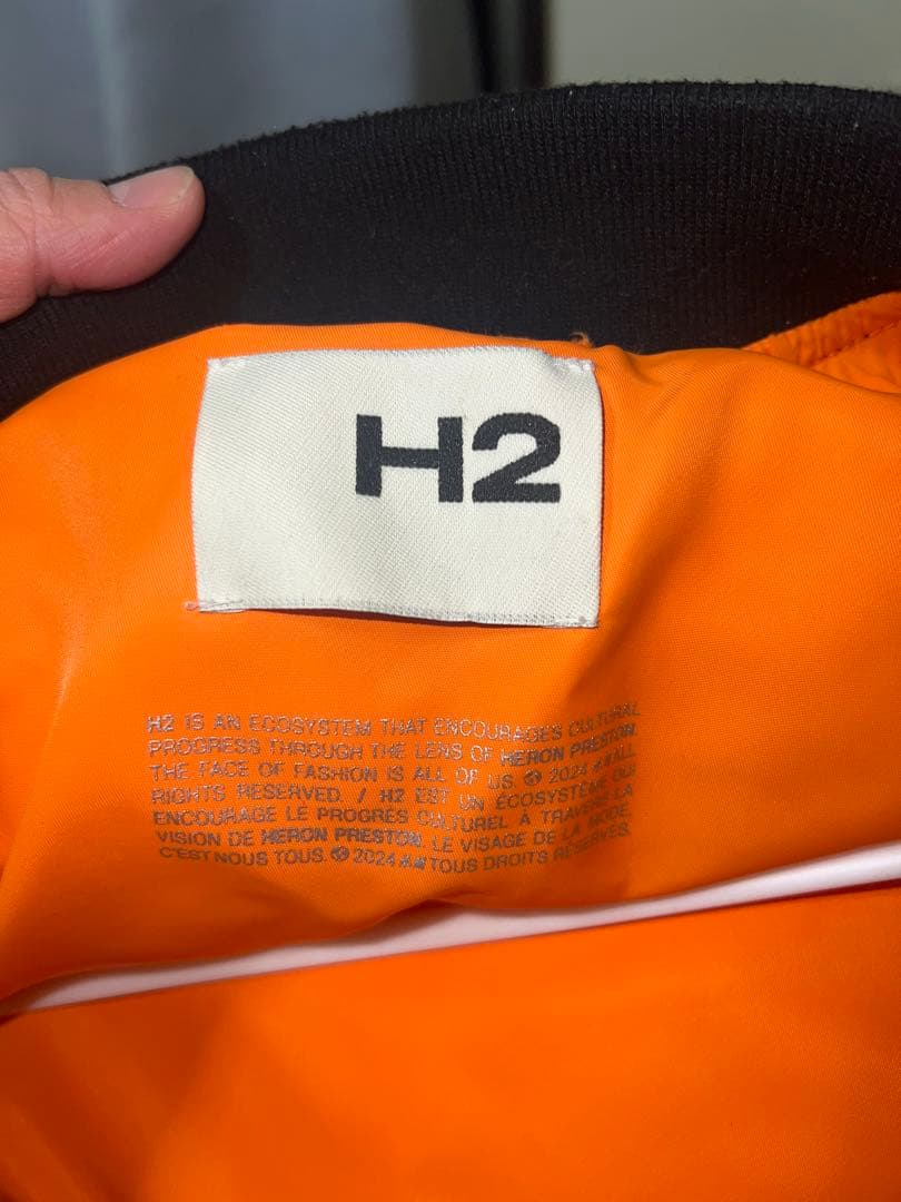  ヘロンプレストン H2 フライトジャケット ブラック