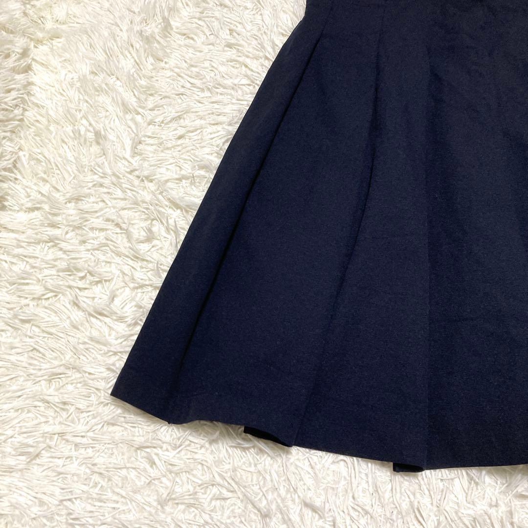 美品✨コムデギャルソン　コムコム　プリーツスカート　タック　フレア　膝下　S 黒