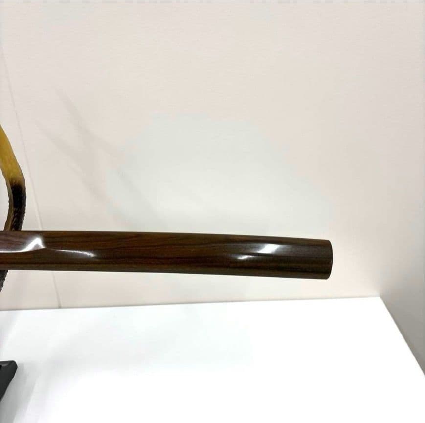 カワセミ！世界最強の木！リグナムバイタの木刀！鏡面仕上げ！