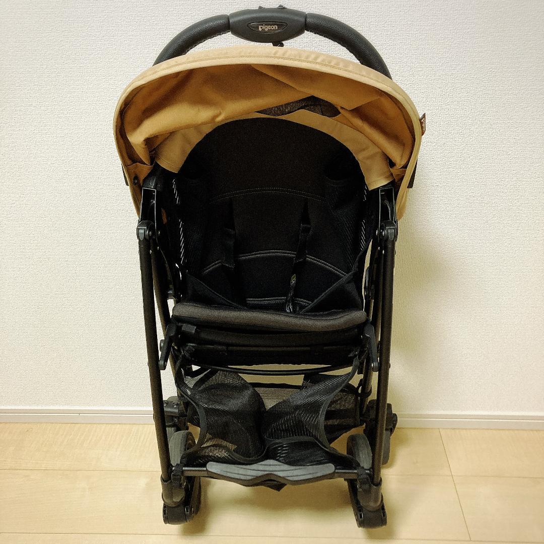 【美品】Pigeon ビングル BB3 ベージュ ベビーカー 軽量タイプ