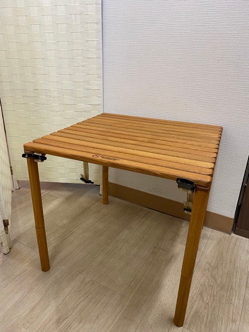 キャンプマニアプロダクツ　ロールトップテーブル