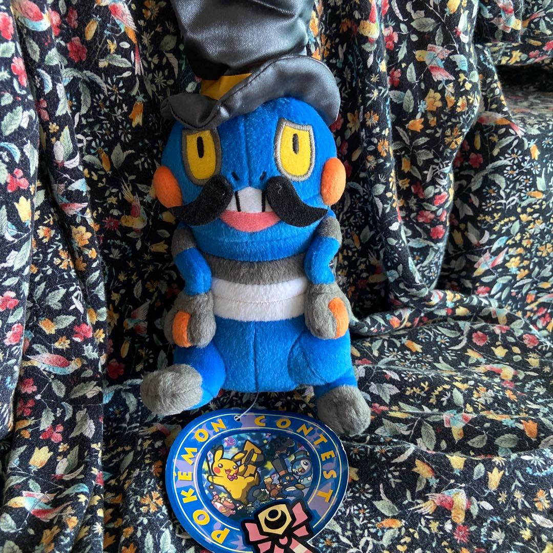 ポケモンセンター限定　グレッグルポケモンコンテストぬいぐるみ　タグ付き