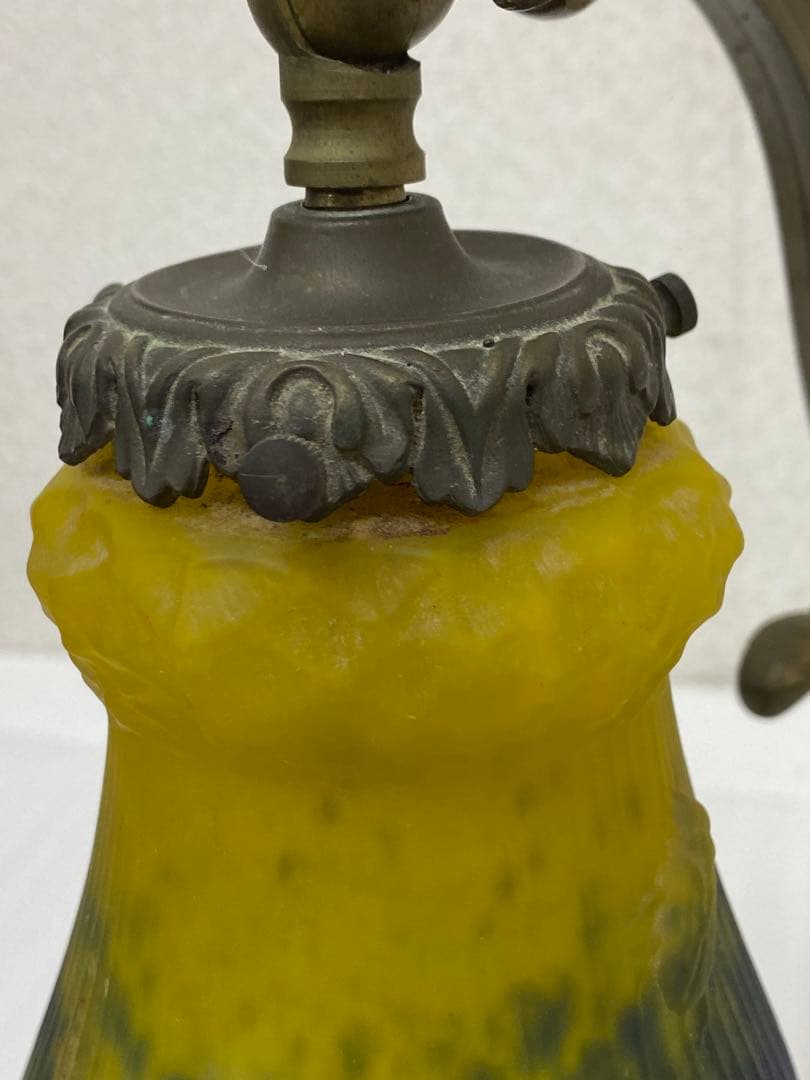 3-1537 フランス製　ミュラー兄弟　アンティーク照明