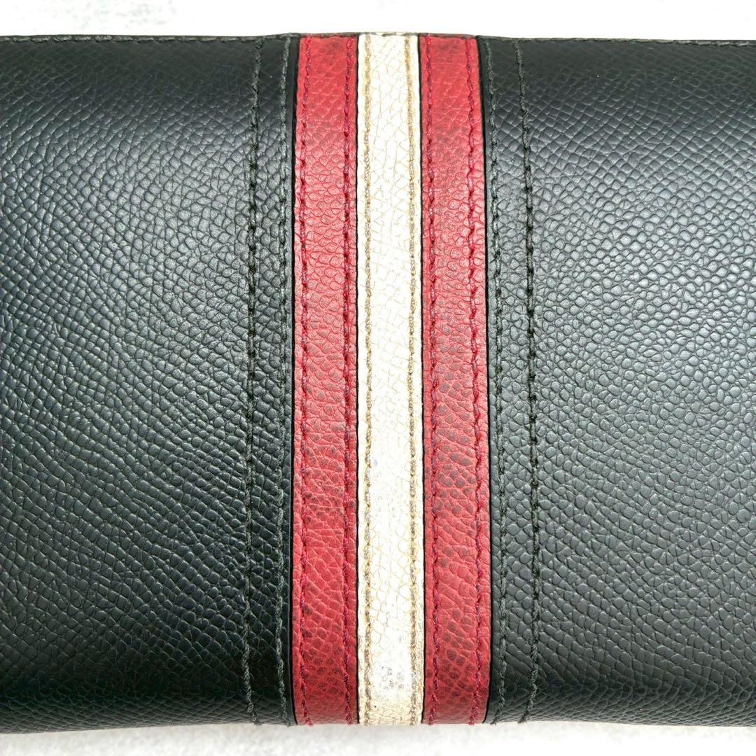 ✨美品✨BALLY 長財布 ラウンドファスナー バリーストライプ とレスポンス