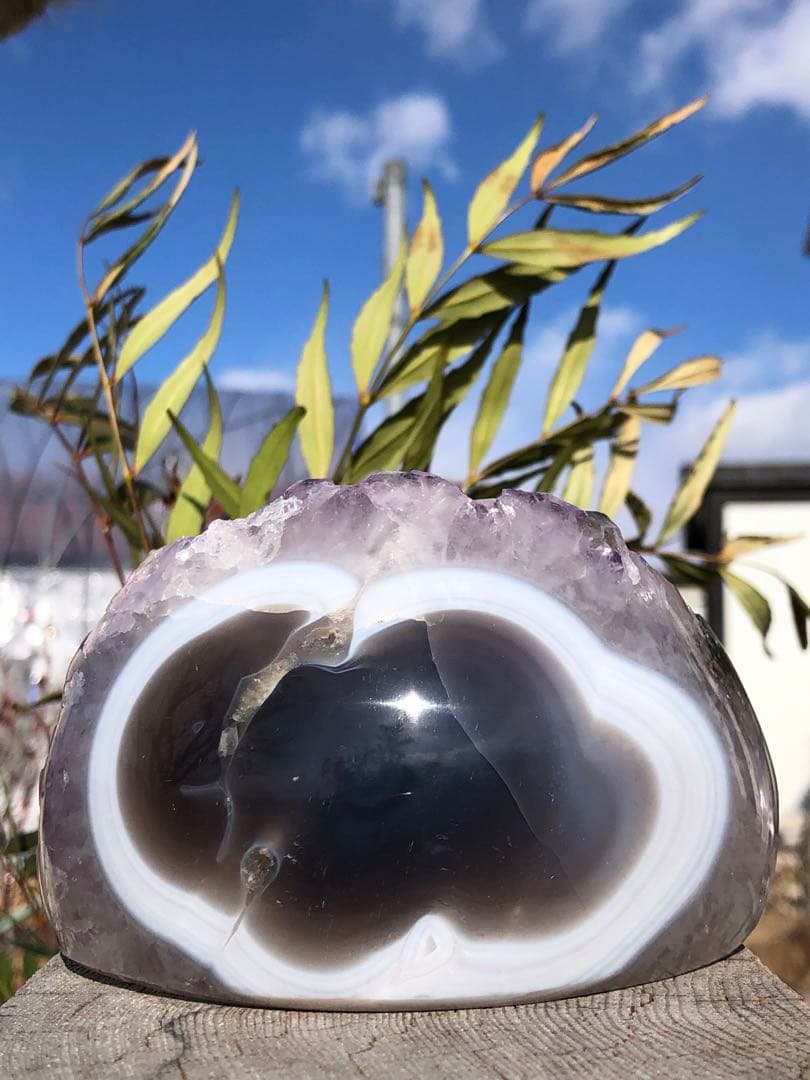 ✳❤️綺麗　レア　523g みずみずしいラベンダーアメジスト　クラスター