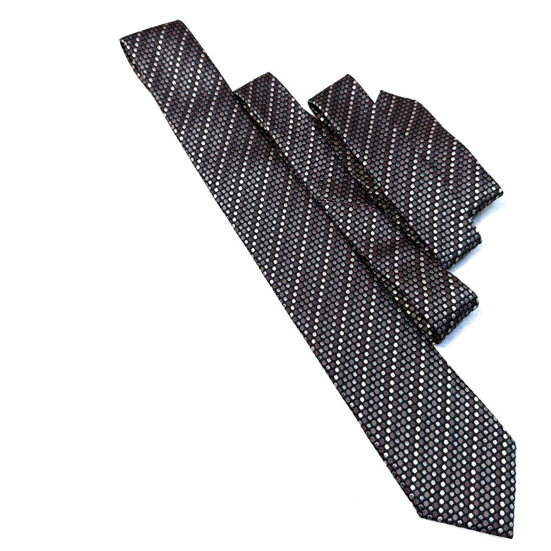 【限定価格】エルメネジルドゼニア　ナロータイ　ストライプ　ドット　レジメンタル