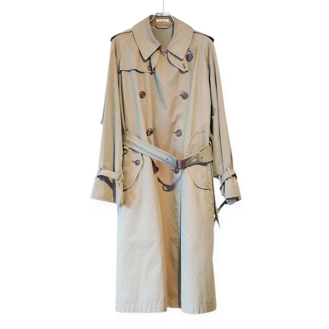 【AURALEE】 FINX CHAMBRAY BIG TRENCHCOAT 3