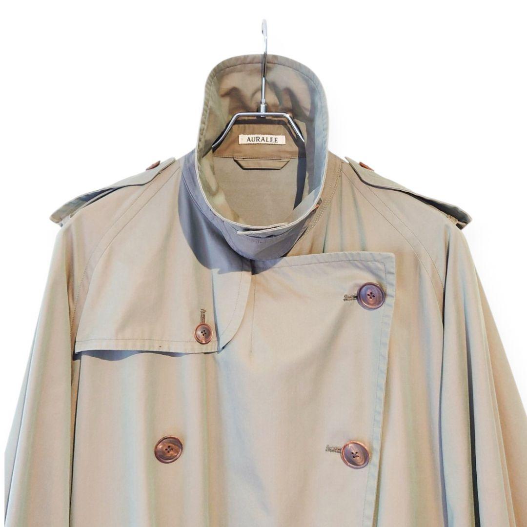 【AURALEE】 FINX CHAMBRAY BIG TRENCHCOAT 3