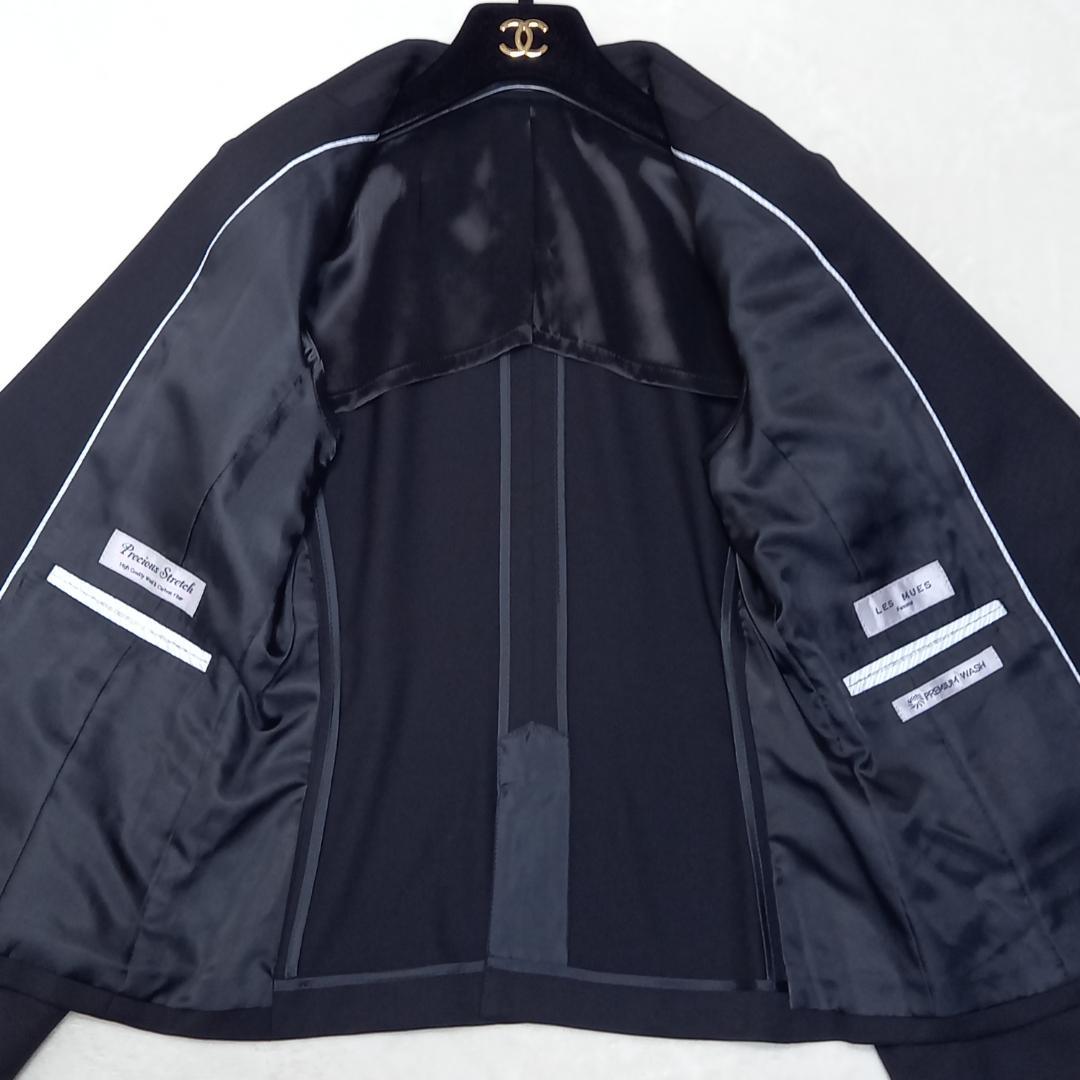 現行✨未使用タグ付✨極美品 les mues パンツスーツ ブラック 9号/7号