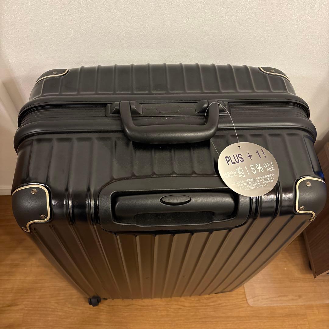 【新品】スーツケース/ブラック/大容量107L