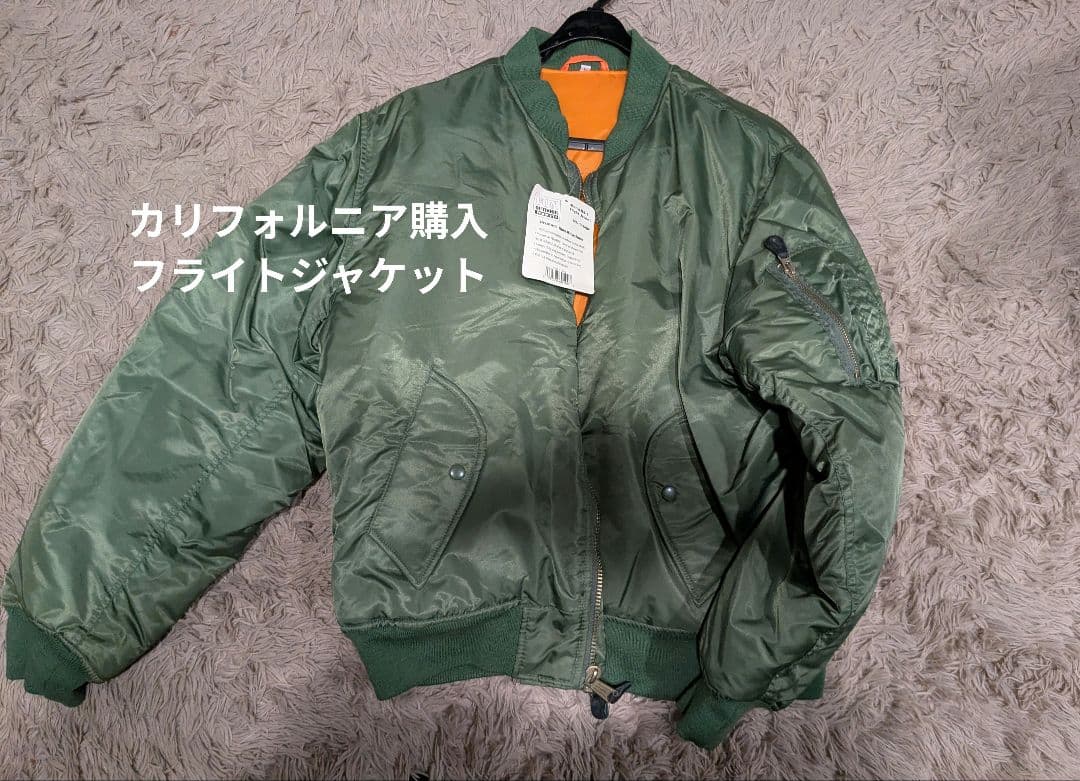 90ｓ　中綿　MA-1フライトジャケット オリーブグリーン 新品