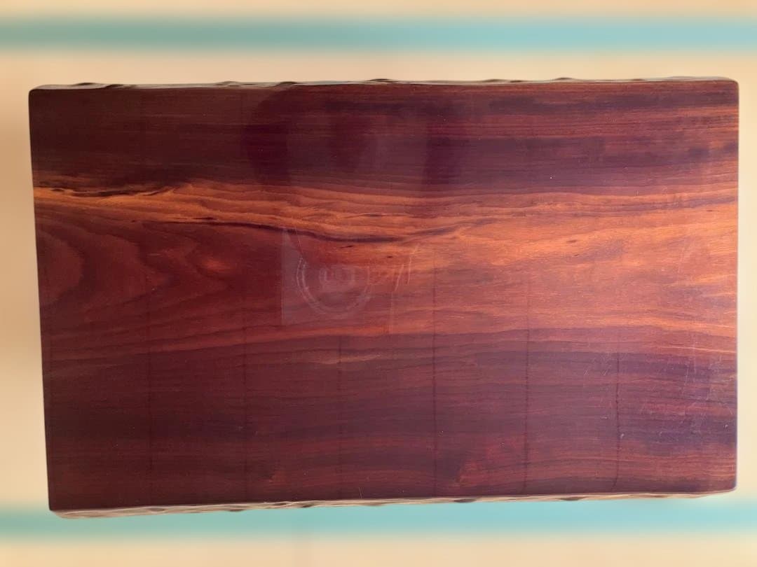 《希少》鈴木家具の天然無垢・高級銘木一枚板座卓（ローテーブル）・光沢仕上げ 和室