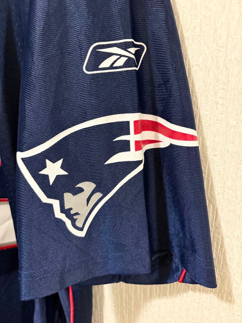 【美品】刺繍　NFL トムブレイディ ペイトリオッツ ユニフォーム　リーボック