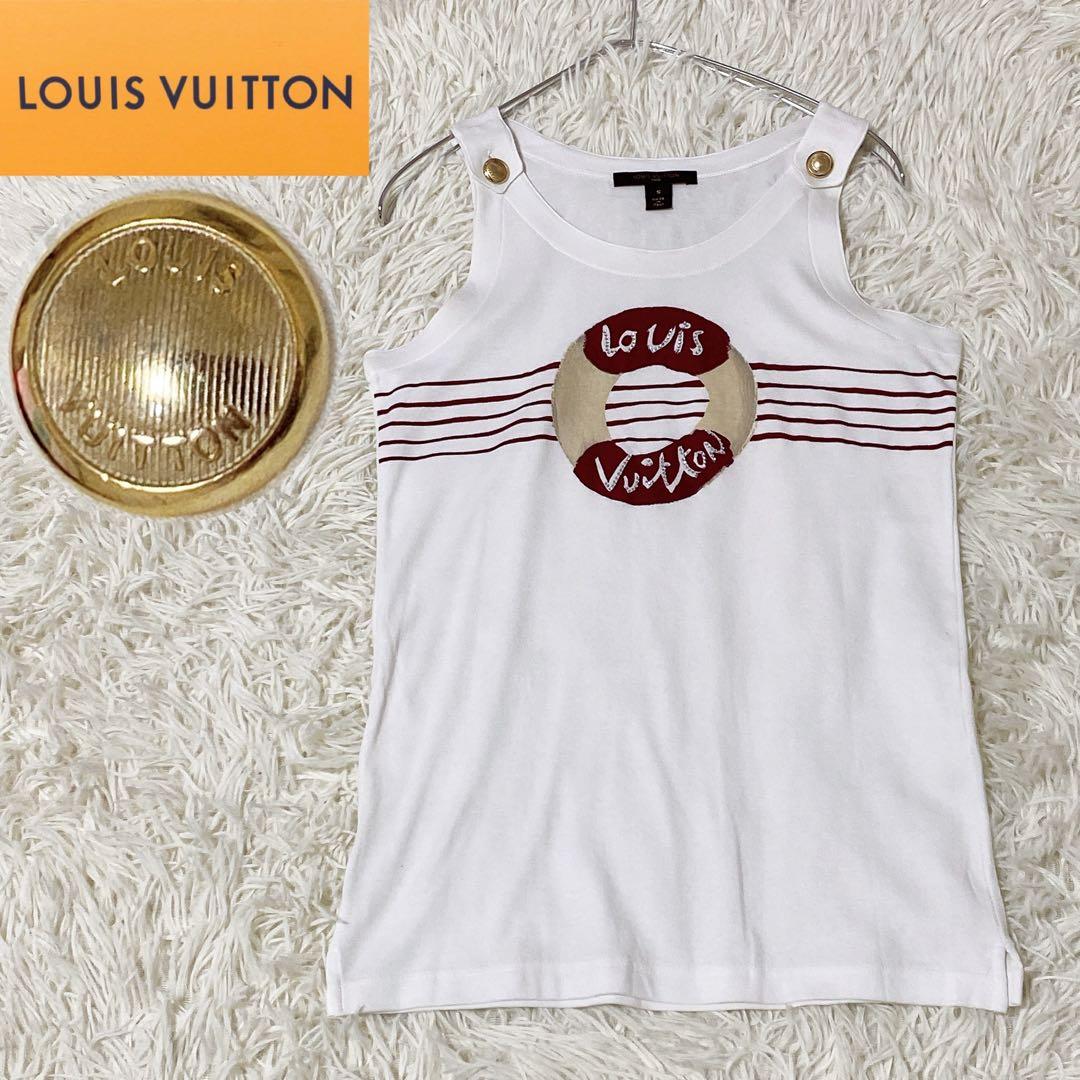 【美品】✨ LOUIS VUITTONルイヴィトン　タンクトップ　金ボタン