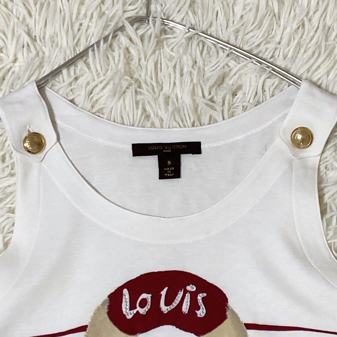 【美品】✨ LOUIS VUITTONルイヴィトン　タンクトップ　金ボタン