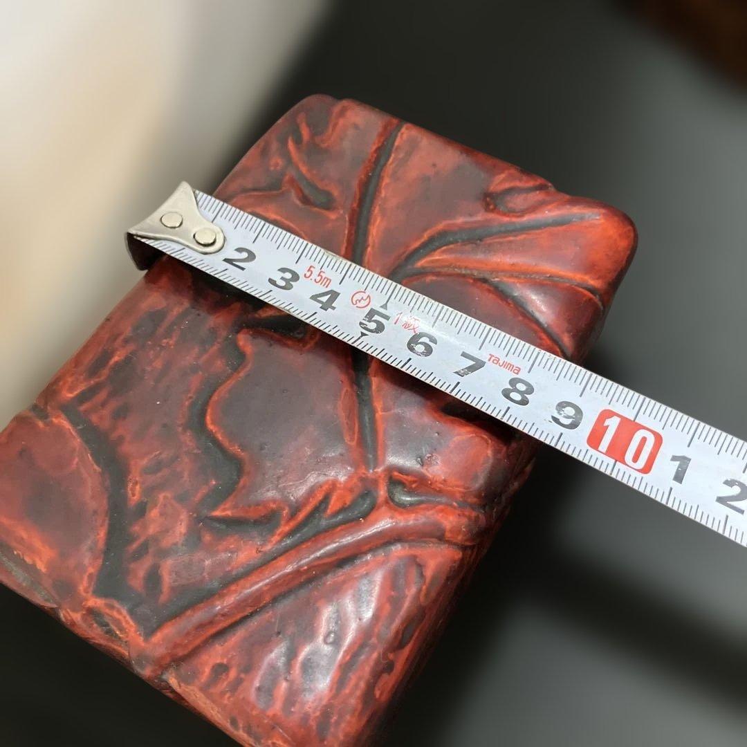 (2-46)秋田各館　伝統工芸KUSANAGI桜皮細工　鎌倉彫小物入れ