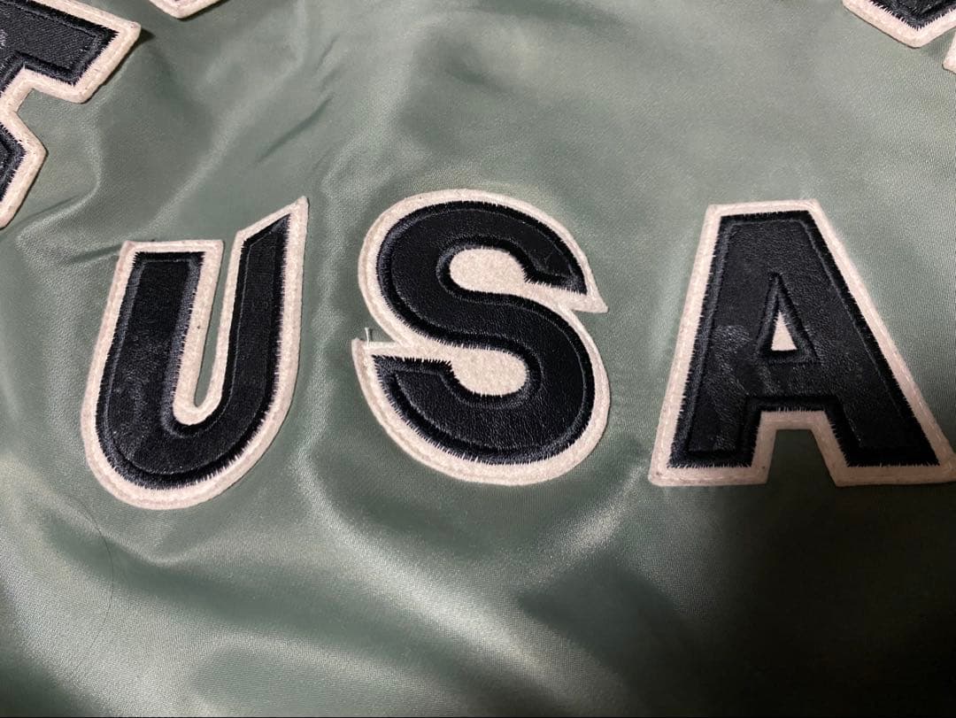 AVIREX USA MA-1フライトジャケット オリーブグリーン