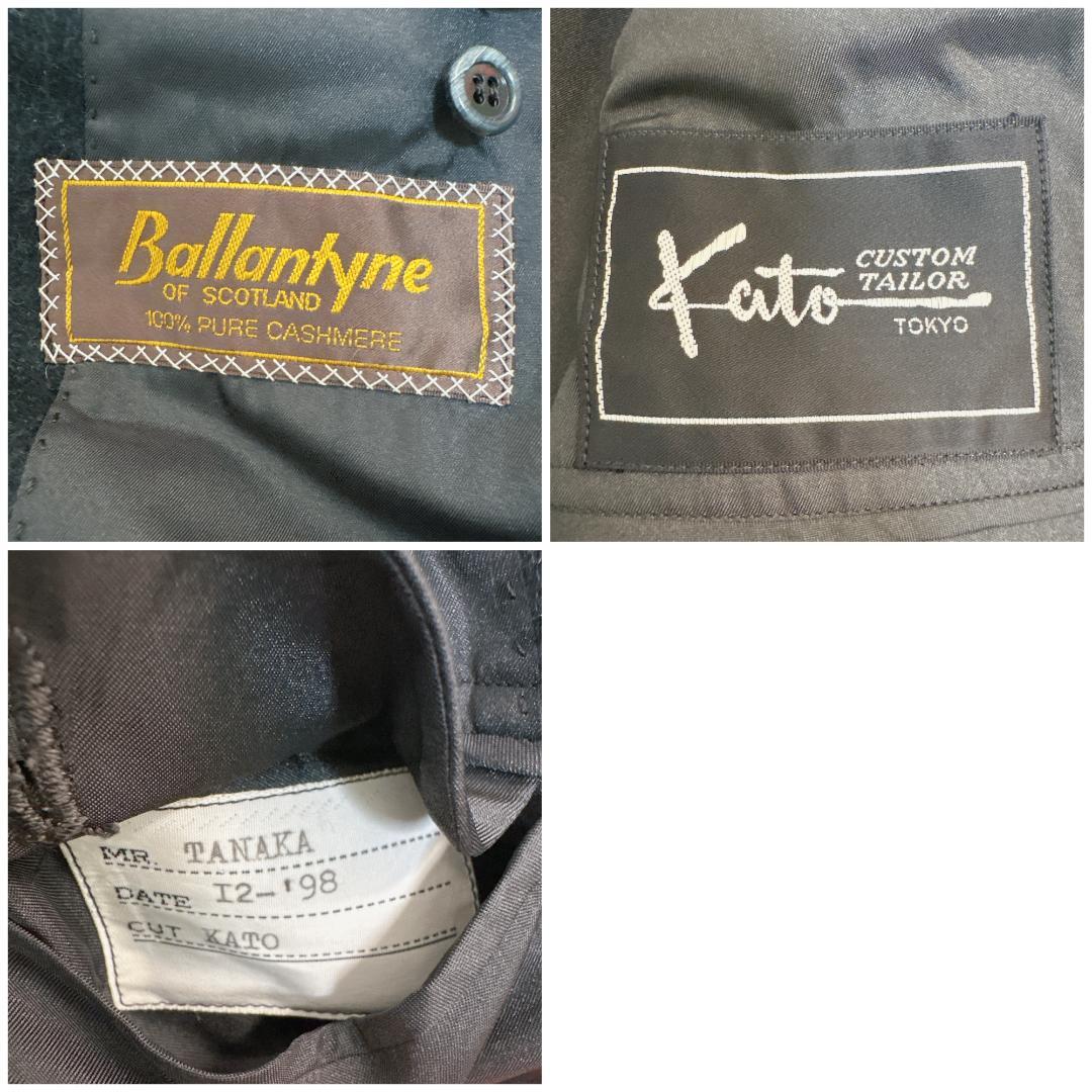 ア*ン様 高級カシミヤ✨美品✨バランタイン チェスターコート ロングコート ダブ