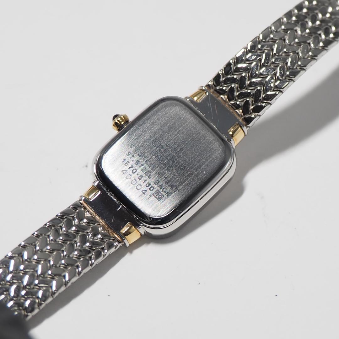 新同品 クレドール セイコー SEIKO スクエア ダイヤK18 腕時計 732