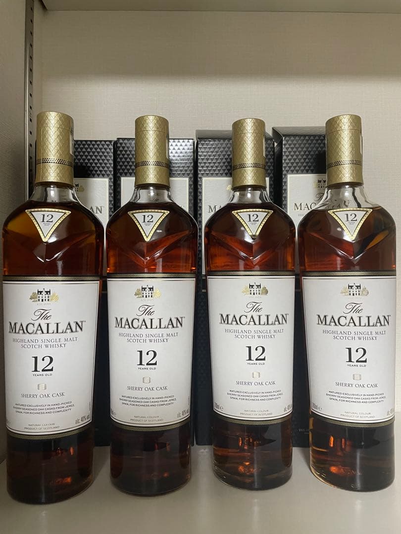 マッカラン12年Sherry Oak 4本セット