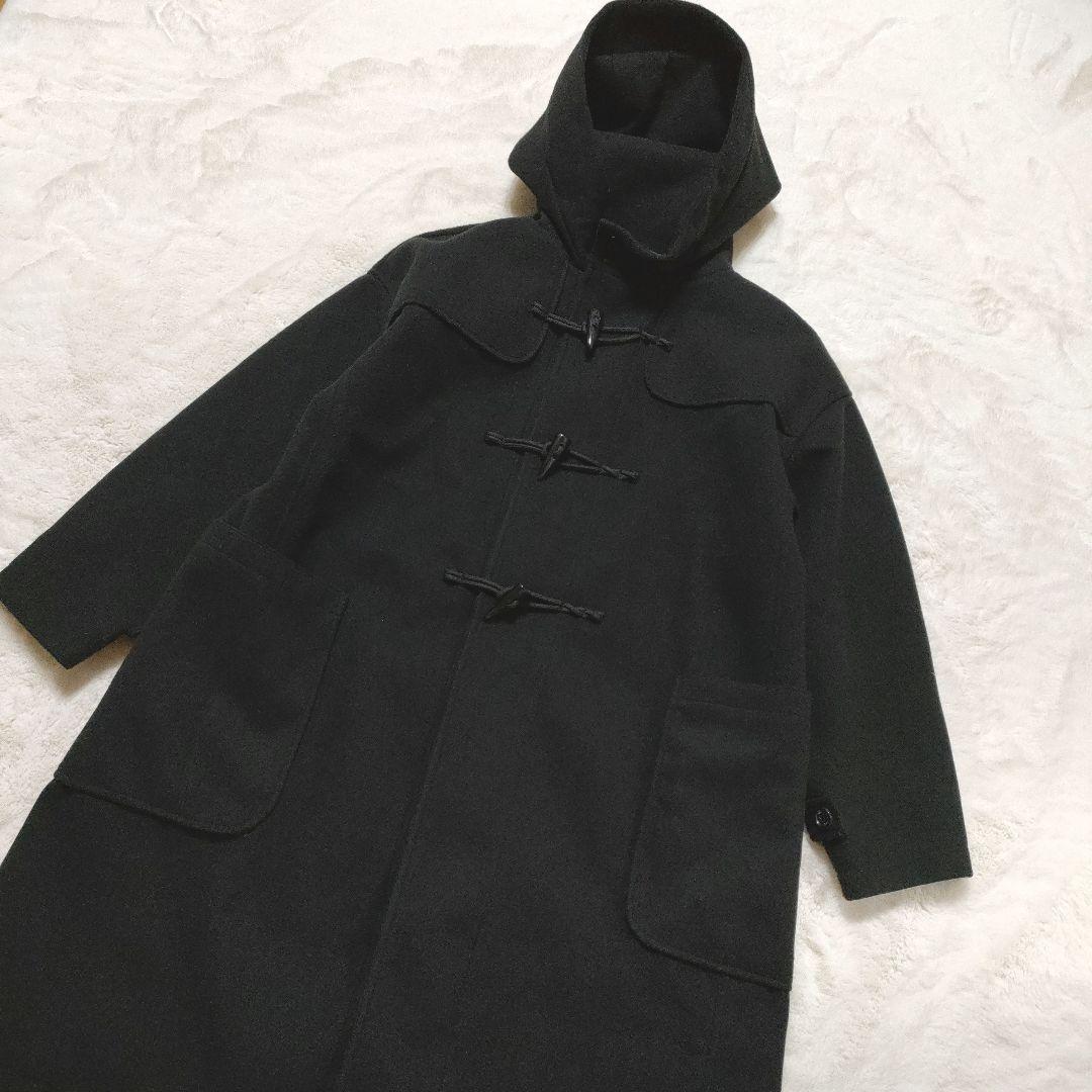 美品✨️ FORME 東原亜希 メルトンダッフルコート ブラック