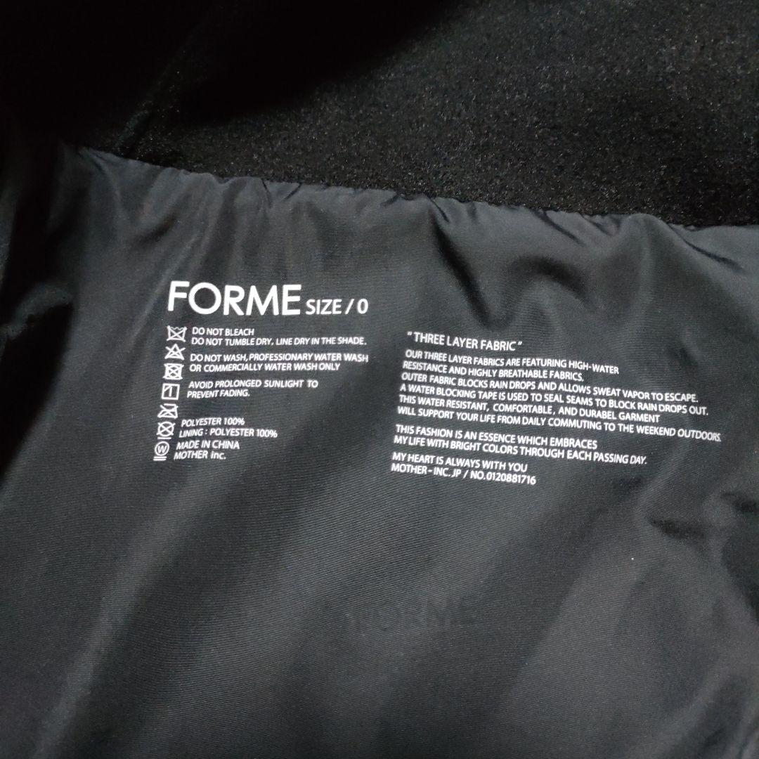 美品✨️ FORME 東原亜希 メルトンダッフルコート ブラック