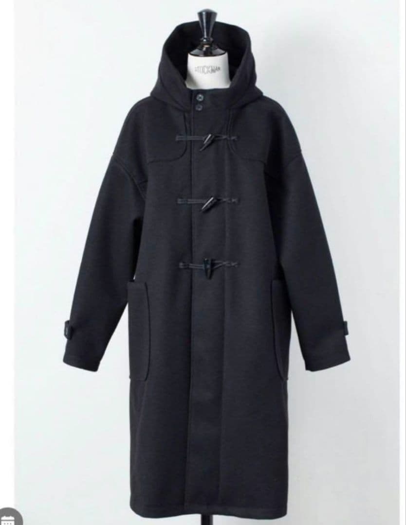 美品✨️ FORME 東原亜希 メルトンダッフルコート ブラック