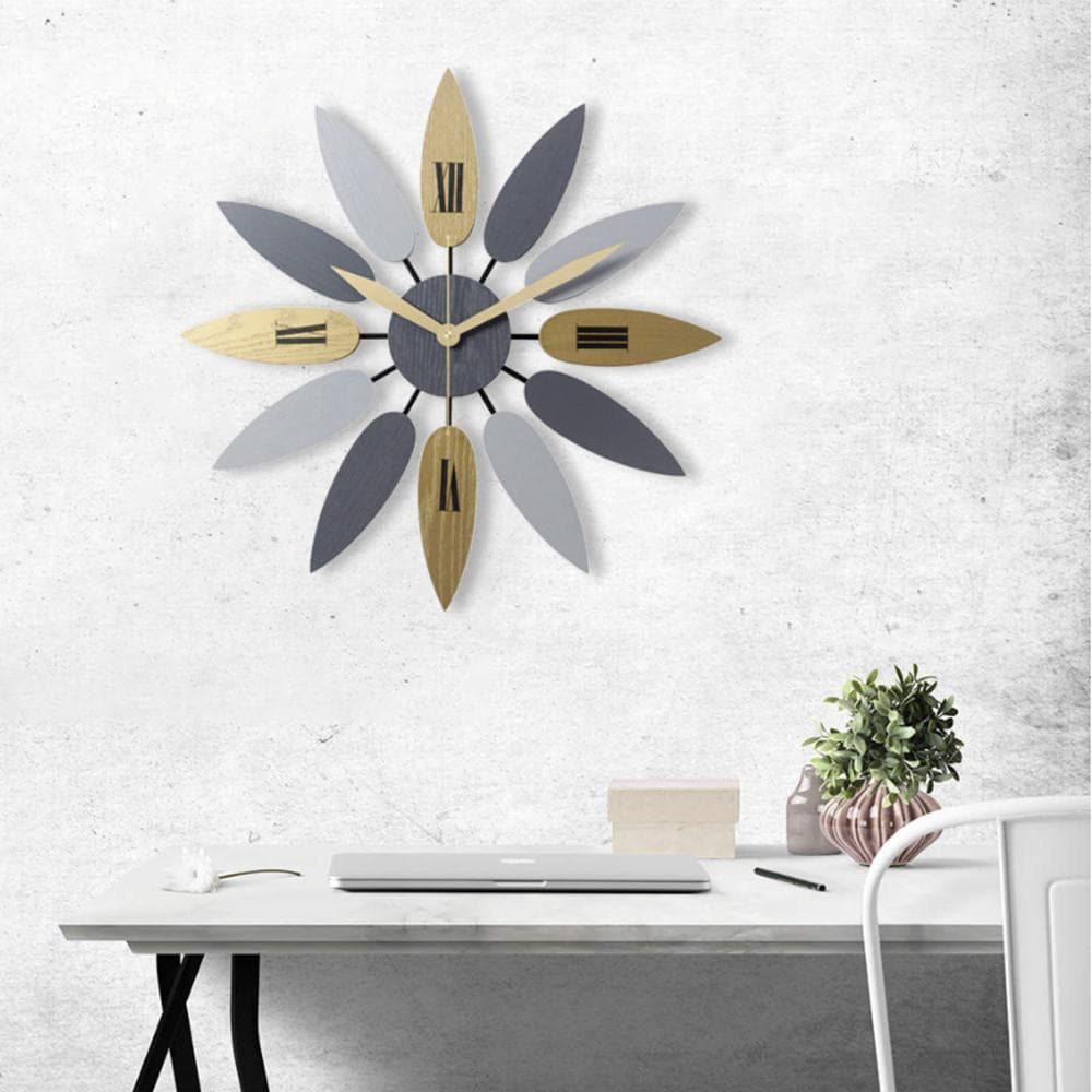 掛け時計 柱時計 ウッド 天然木 静音