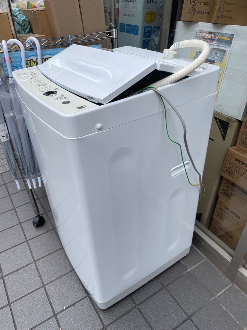 中古　2024年製　全自動洗濯機 ホワイト OBBW-60A(W)