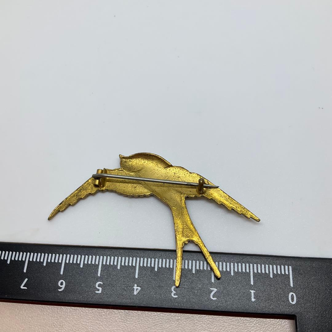 ✴︎燕　英国製ビンテージブローチ　レアー品⑨
