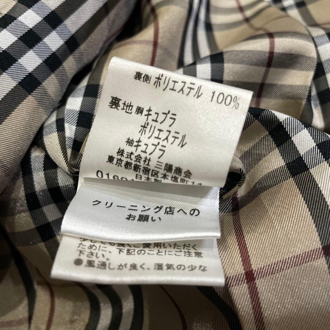 美品 BURBERRY ブラックレーベル ノバチェック トレンチコート ブラック