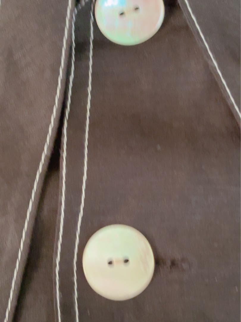 小谷実由着用 OSHIMA REI Big Collar Blouseブラック