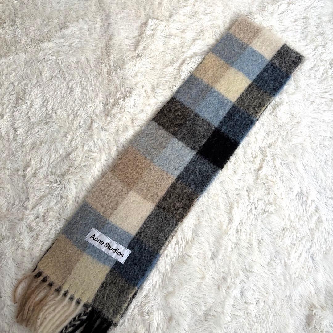 Acne Studios/アクネ ストゥディオズ_モヘアチェックスカーフ