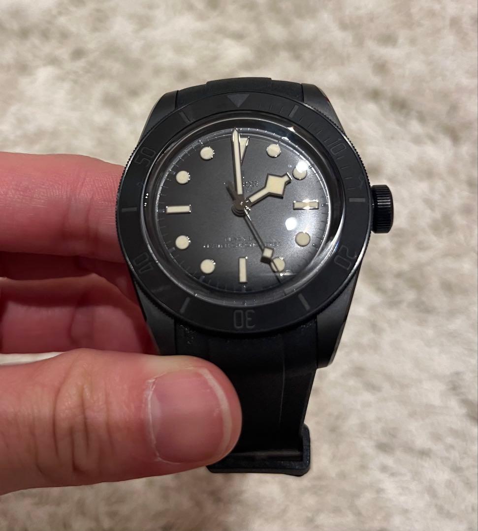 美品　TUDOR チューダー ブラックベイ セラミック　4万相当ラバーベルト付属
