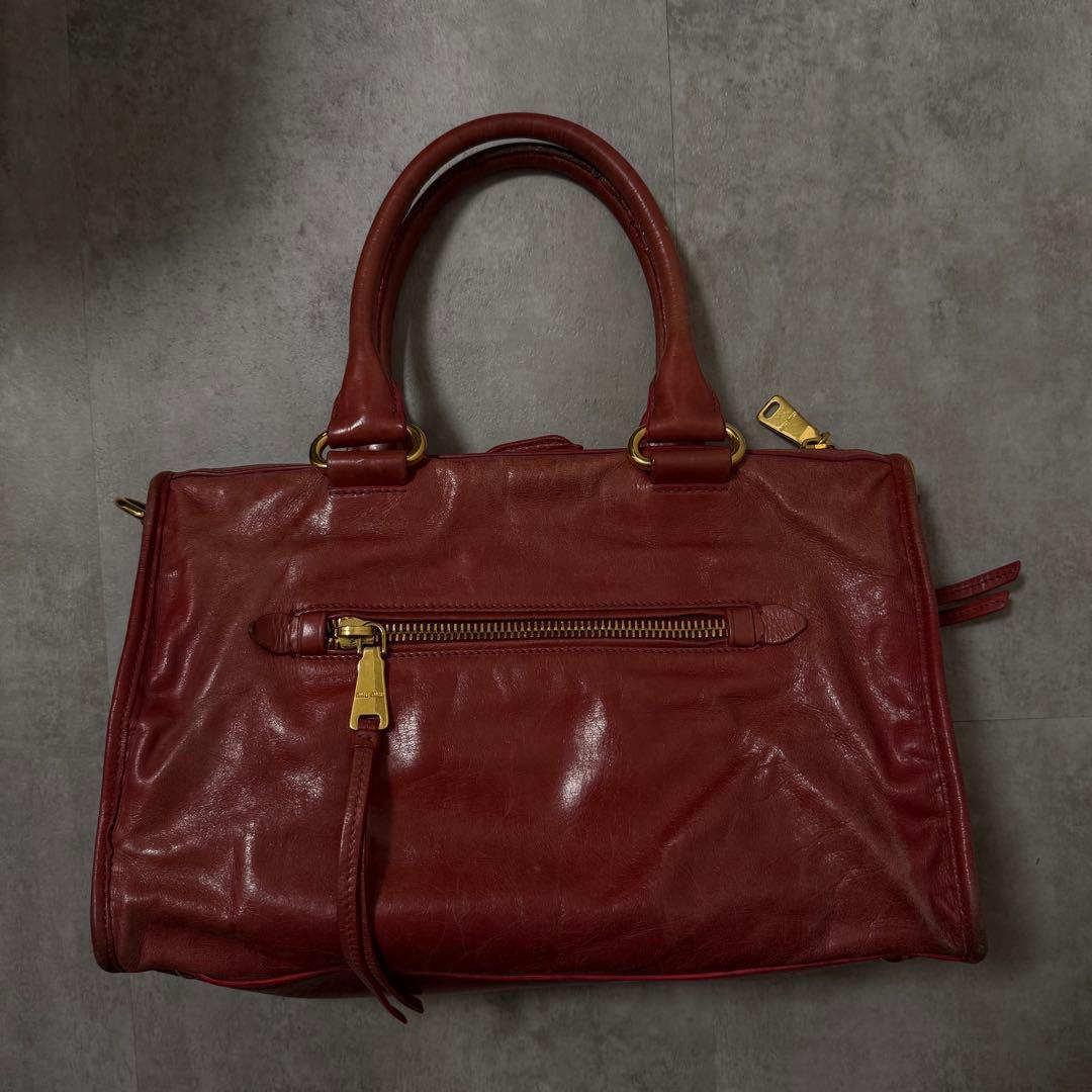 【希少カラー‼️】miumiu ハンドバック　レザー　ピンク