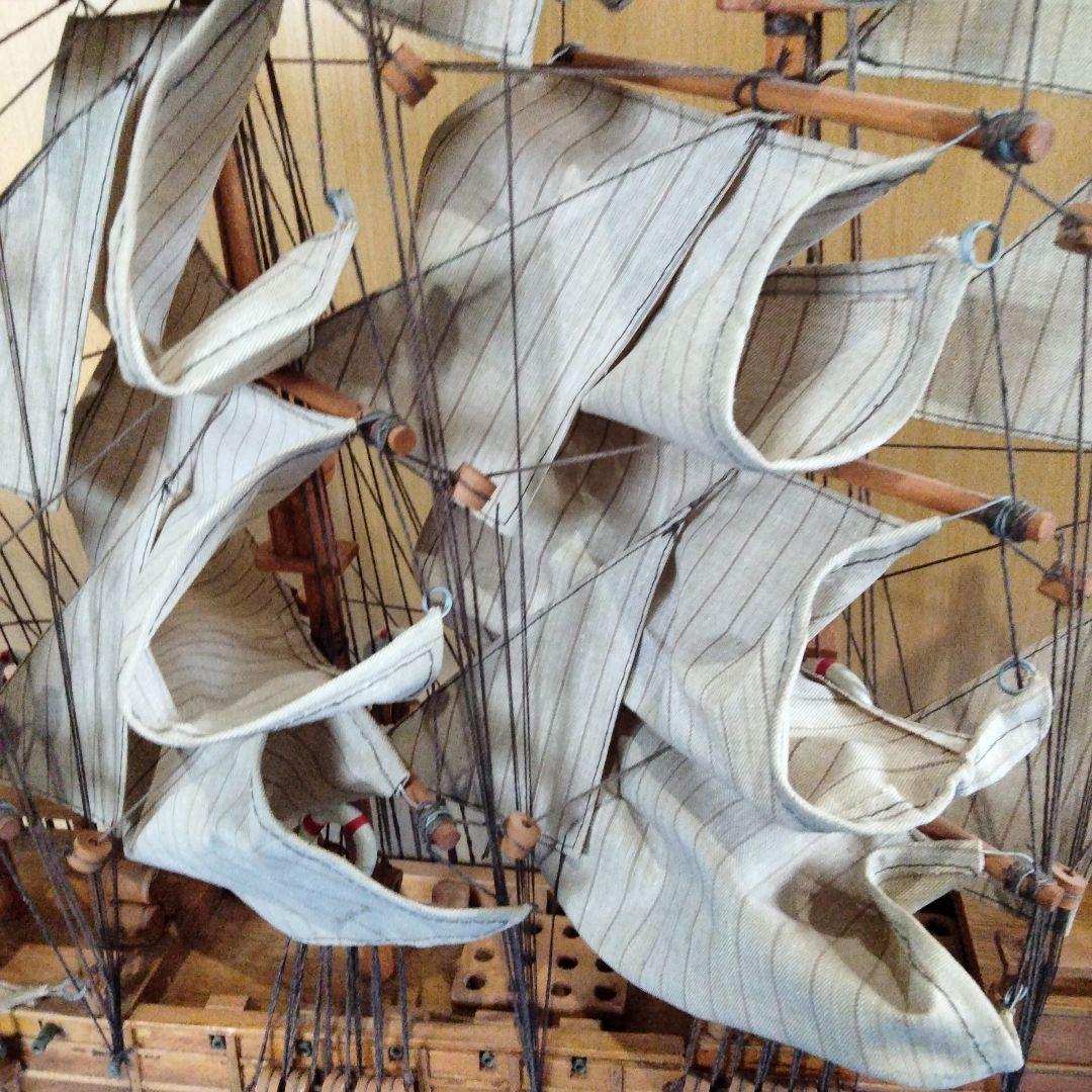 アンティーク　大型　帆船　模型　スパニッシュガレオン