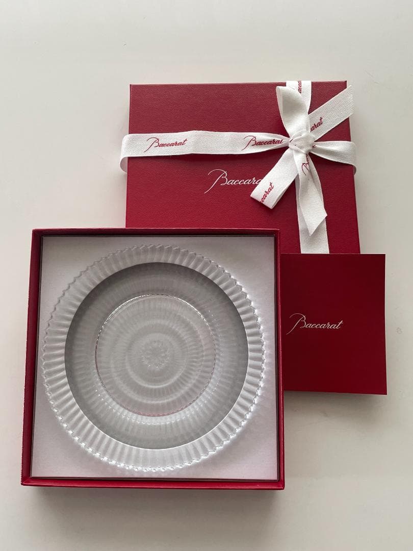 Baccarat ミルニュイ プレート 13cm 3枚セット　新品・未使用品