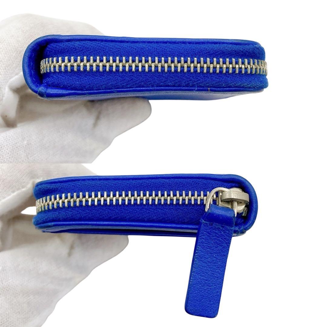 美品✨ BALENCIAGA バレンシアガ　ケース　カードケース　ブルー