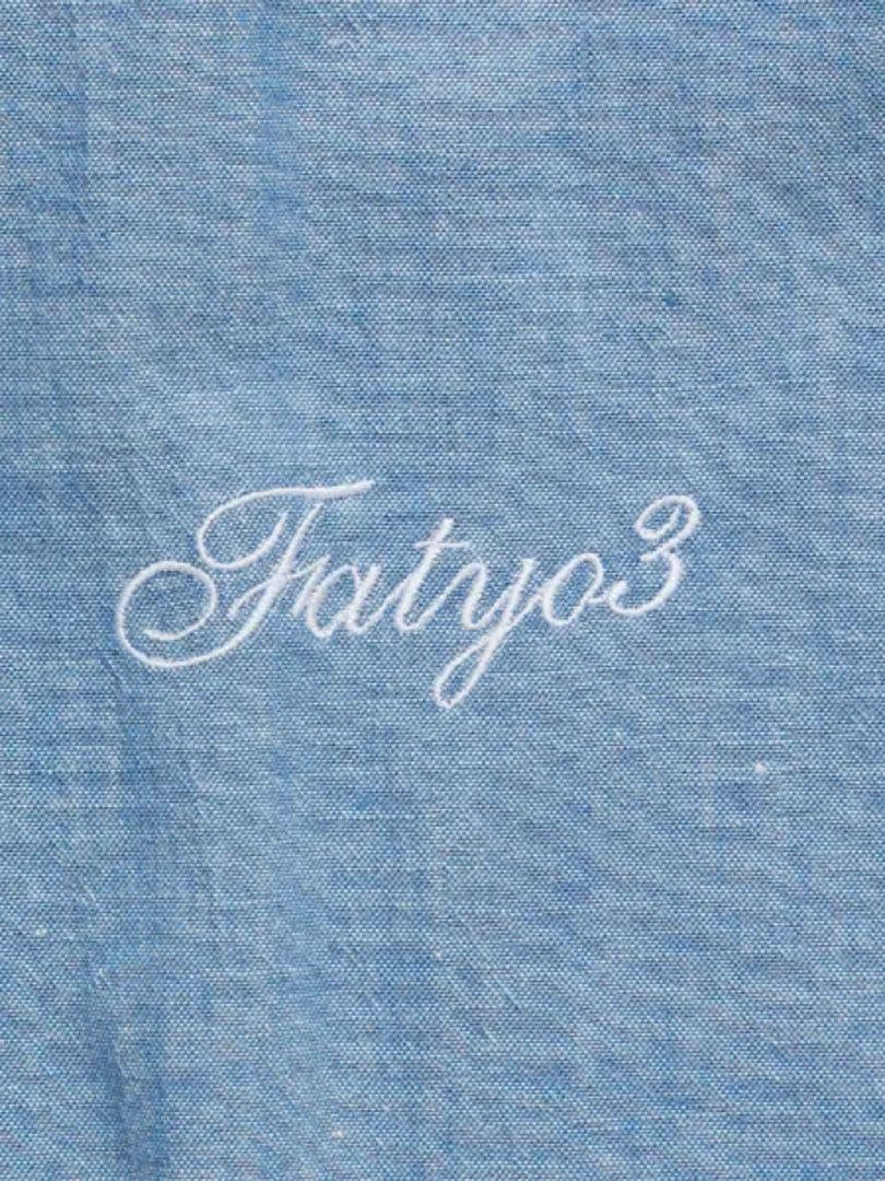 FAT SQUAD BIG シルエット　L/S シャンブレー シャツ　Blue