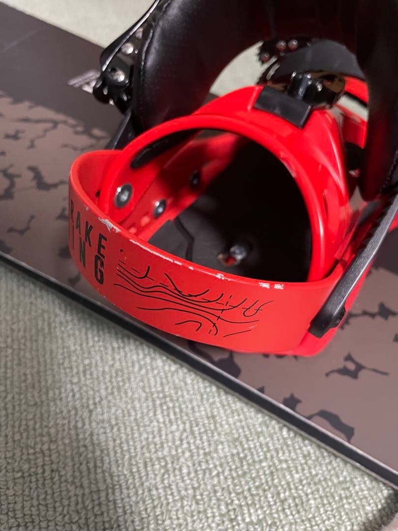 death label スノーボード　バインディング付き